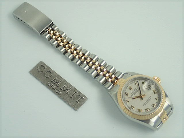 Rolex Datejust Pyramid Roman Ladies