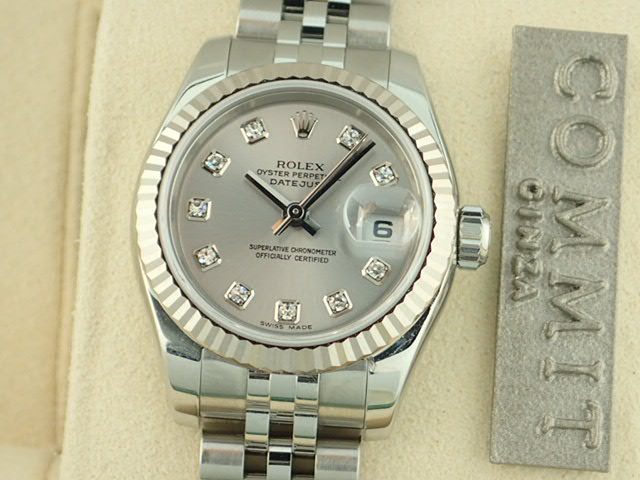 Rolex Datejust 10P Diamond Dial Ladies