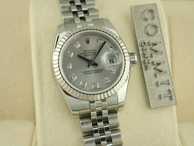 Rolex Datejust 10P Diamond Dial Ladies