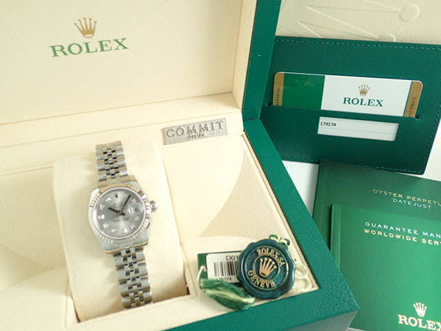 ロレックス デイトジャスト Ref.179174G シルバー文字盤 美品 datejust-121 ジュビリーブレスレット