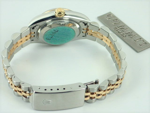 Rolex Datejust Computer 10P Diamond Ladies SS/Yellow Gold