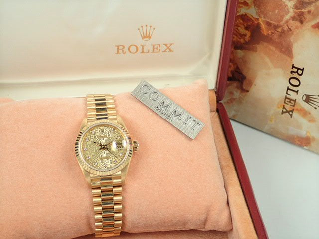 Rolex Datejust Computer 10P Diamond Ladies 18KYG