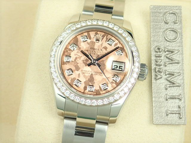 Rolex Datejust Pink Gold Crystal Bezel Diamond Ladies &lt;Warranty, Box, etc.&gt;