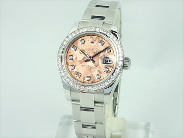 Rolex Datejust Pink Gold Crystal Bezel Diamond Ladies &lt;Warranty, Box, etc.&gt;