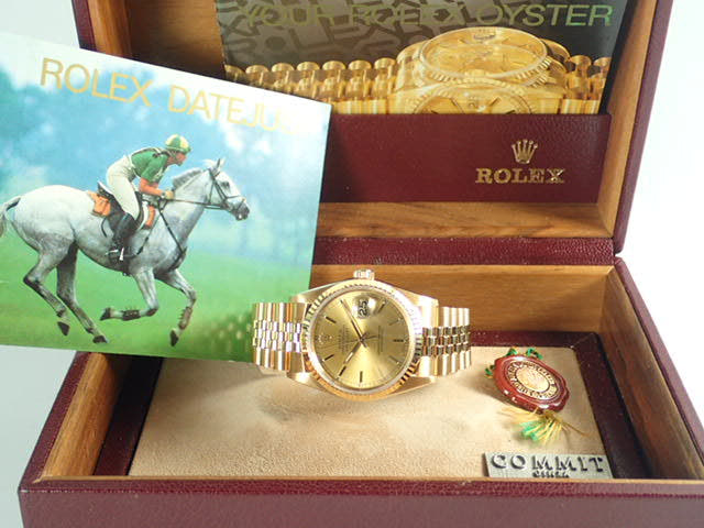 ロレックス デイトジャスト Ref.16238 シャンパン文字盤 中古 datejust-129