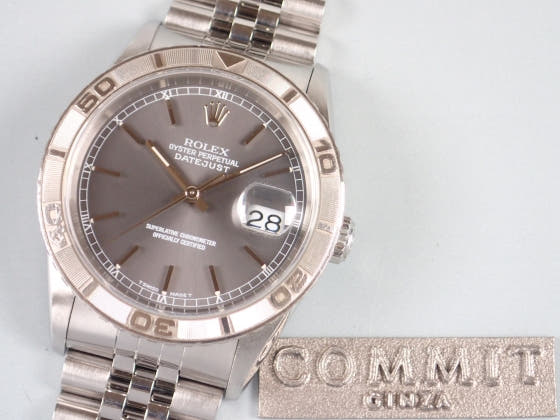 ロレックス デイトジャスト Ref.16264 グレー文字盤 中古 datejust-12 ジュビリーブレスレット