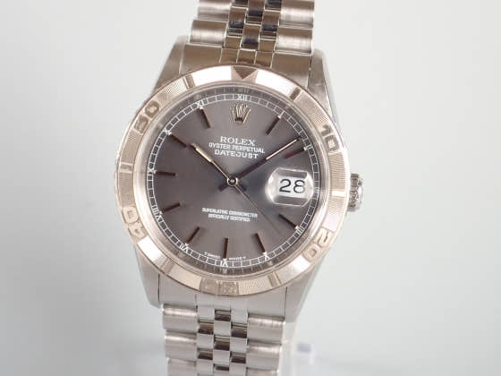ロレックス デイトジャスト Ref.16264 グレー文字盤 中古 datejust-12 ジュビリーブレスレット