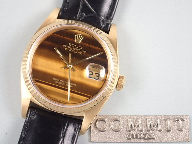 Rolex Datejust Ref.16018 Tiger Eye Dial Used datejust-13