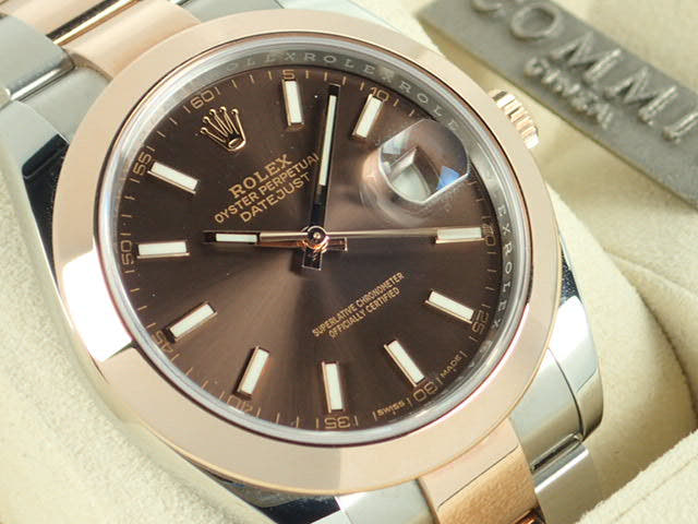 ロレックス デイトジャスト Ref.126301 チョコレート文字盤 中古 datejust-130