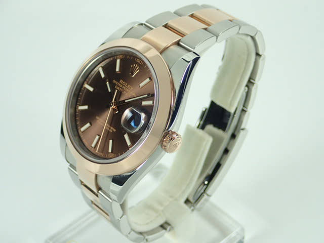 ロレックス デイトジャスト Ref.126301 チョコレート文字盤 中古 datejust-130