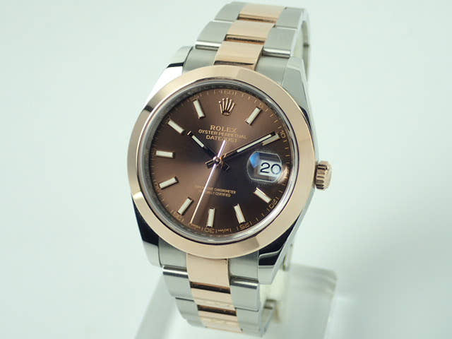 ロレックス デイトジャスト Ref.126301 チョコレート文字盤 中古 datejust-130