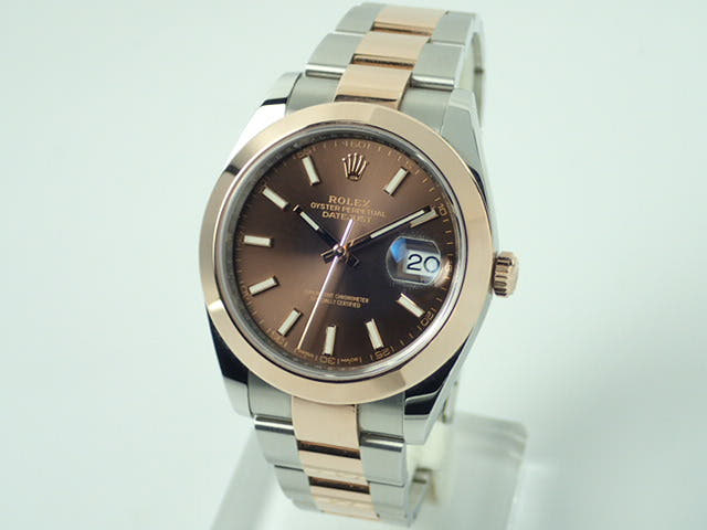 ロレックス デイトジャスト Ref.126301 チョコレート文字盤 中古 datejust-130