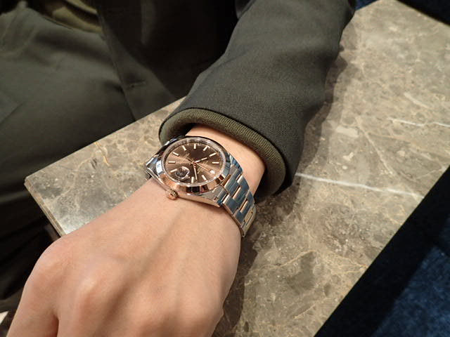 ロレックス デイトジャスト Ref.126301 チョコレート文字盤 中古 datejust-130