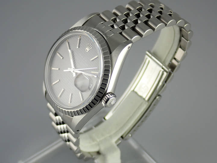 ロレックス デイトジャスト Ref.16030 グレータペストリー文字盤 中古 datejust-131