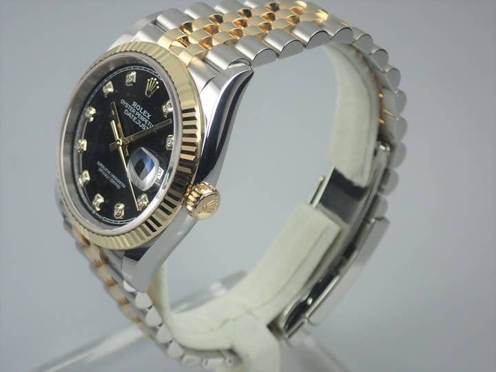 ロレックス デイトジャスト Ref.126233G ブラック文字盤 美品 datejust-136 ジュビリーブレスレット