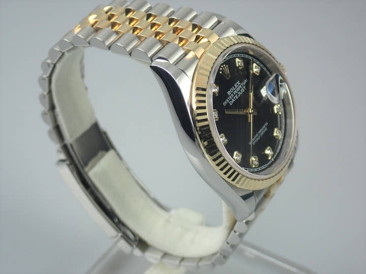 ロレックス デイトジャスト Ref.126233G ブラック文字盤 美品 datejust-136 ジュビリーブレスレット