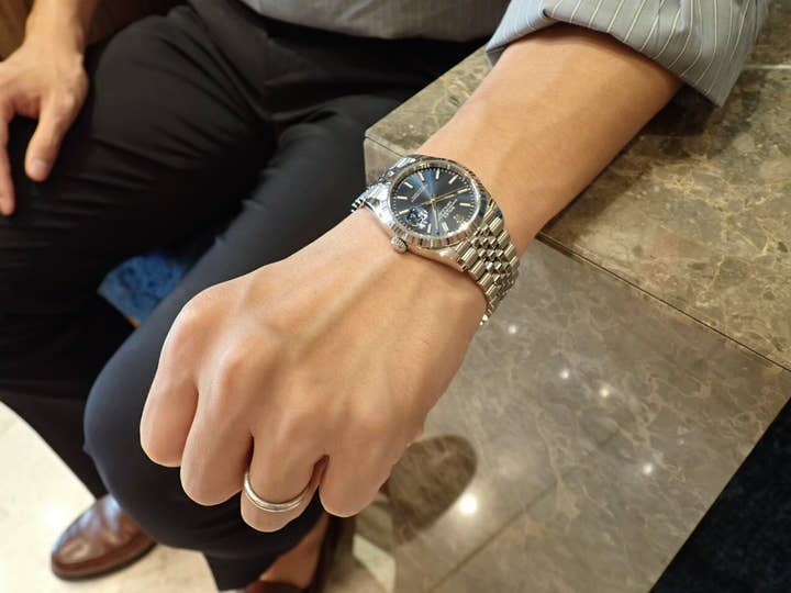 ロレックス デイトジャスト Ref.126234 ブルー文字盤 中古 datejust-137 ジュビリーブレスレット
