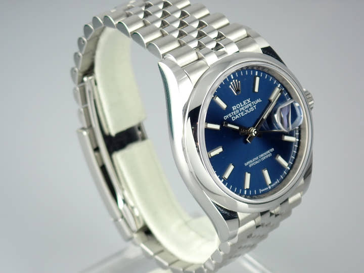 ロレックス デイトジャスト Ref.126200 ブルー文字盤 美品 datejust-138 ジュビリーブレスレット