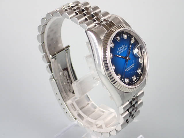 ロレックス デイトジャスト Ref.16234 ブルーグラデーション文字盤 中古 datejust-14 ジュビリーブレスレット