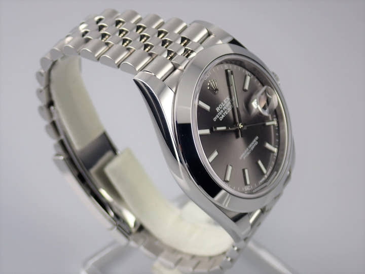 ロレックス デイトジャスト Ref.126300 ダークロジウム文字盤 中古 datejust-141 ジュビリーブレスレット