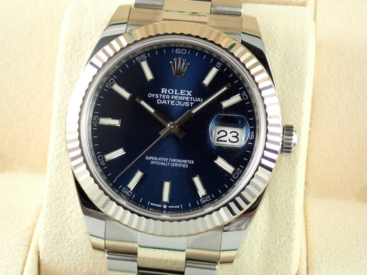 ロレックス デイトジャスト Ref.126334 ブルー文字盤 中古 datejust-142
