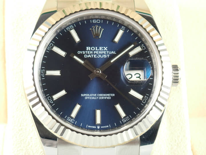 ロレックス デイトジャスト Ref.126334 ブルー文字盤 中古 datejust-142