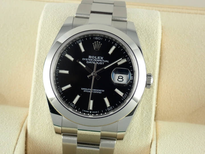 Rolex Datejust Ref.126300 Black Dial Used datejust-145