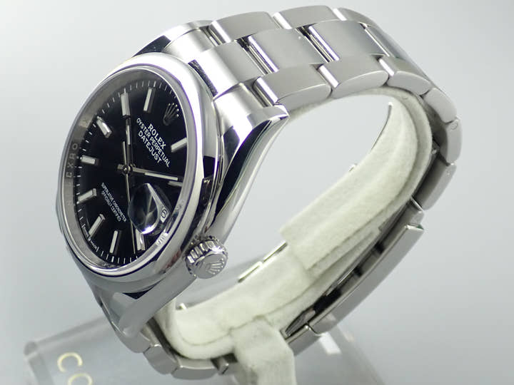 ロレックス デイトジャスト Ref.126200 ブラック文字盤 中古 datejust-148
