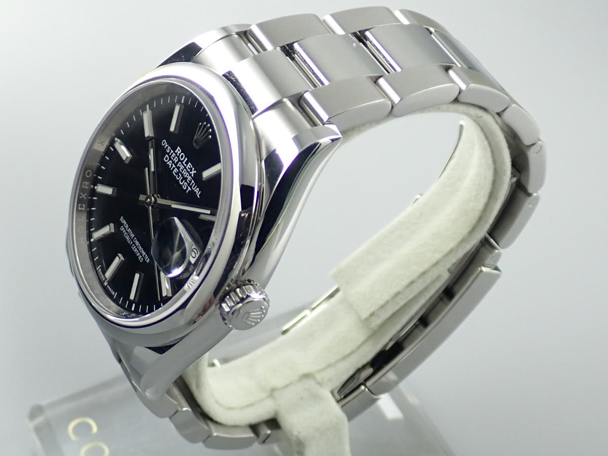 ロレックス デイトジャスト Ref.126200 ブラック文字盤 中古 datejust-148