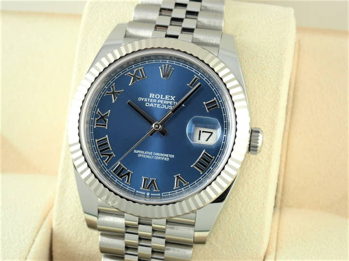 ロレックス デイトジャスト Ref.126334 ブルーローマン文字盤 未使用 datejust-149 ジュビリーブレスレット