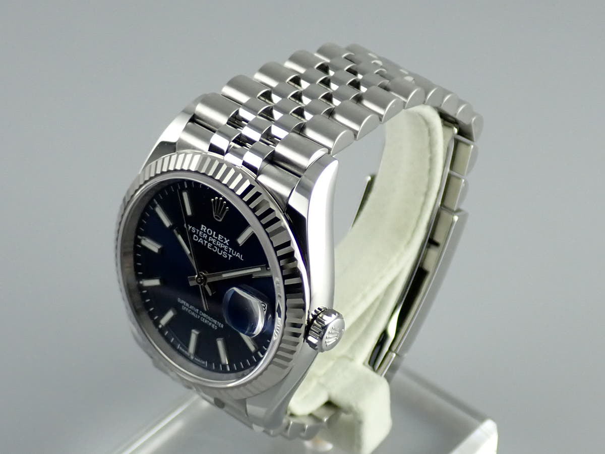 ロレックス デイトジャスト Ref.126234 ブルーバー文字盤 未使用 datejust-150