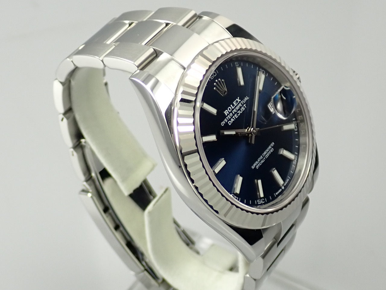 Rolex Datejust 41 Blue Bar Dial [Excellent Condition] &lt;New Warranty Card, Box, etc.&gt;