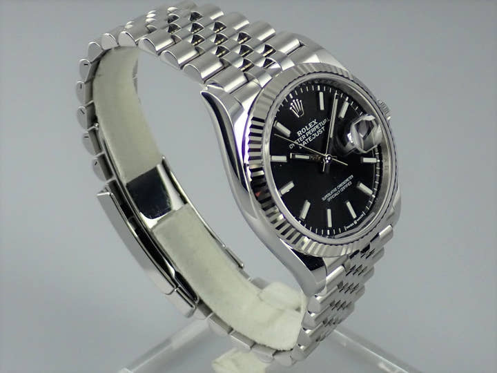 ロレックス デイトジャスト Ref.126234 ブラックバー文字盤 美品 datejust-152 ジュビリーブレスレット