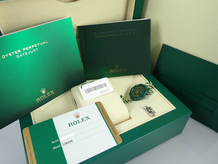 ロレックス デイトジャスト Ref.126234 ブラックバー文字盤 美品 datejust-152 ジュビリーブレスレット