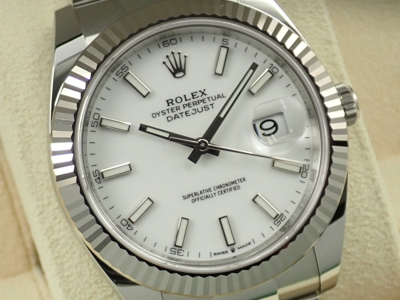 Rolex Datejust 41 White Dial &lt;&lt; New warranty card, box, etc. &gt;&gt;