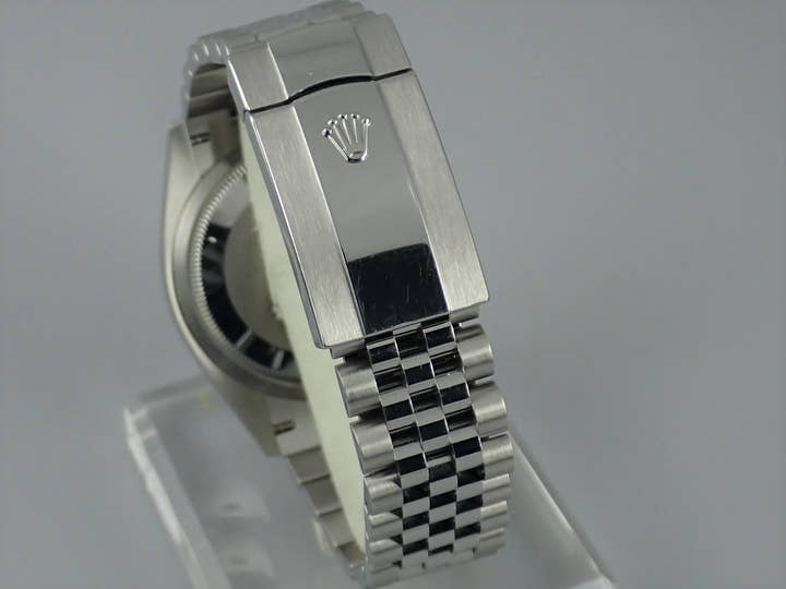ロレックス デイトジャスト Ref.126200 ブラック文字盤 中古 datejust-153 ジュビリーブレスレット