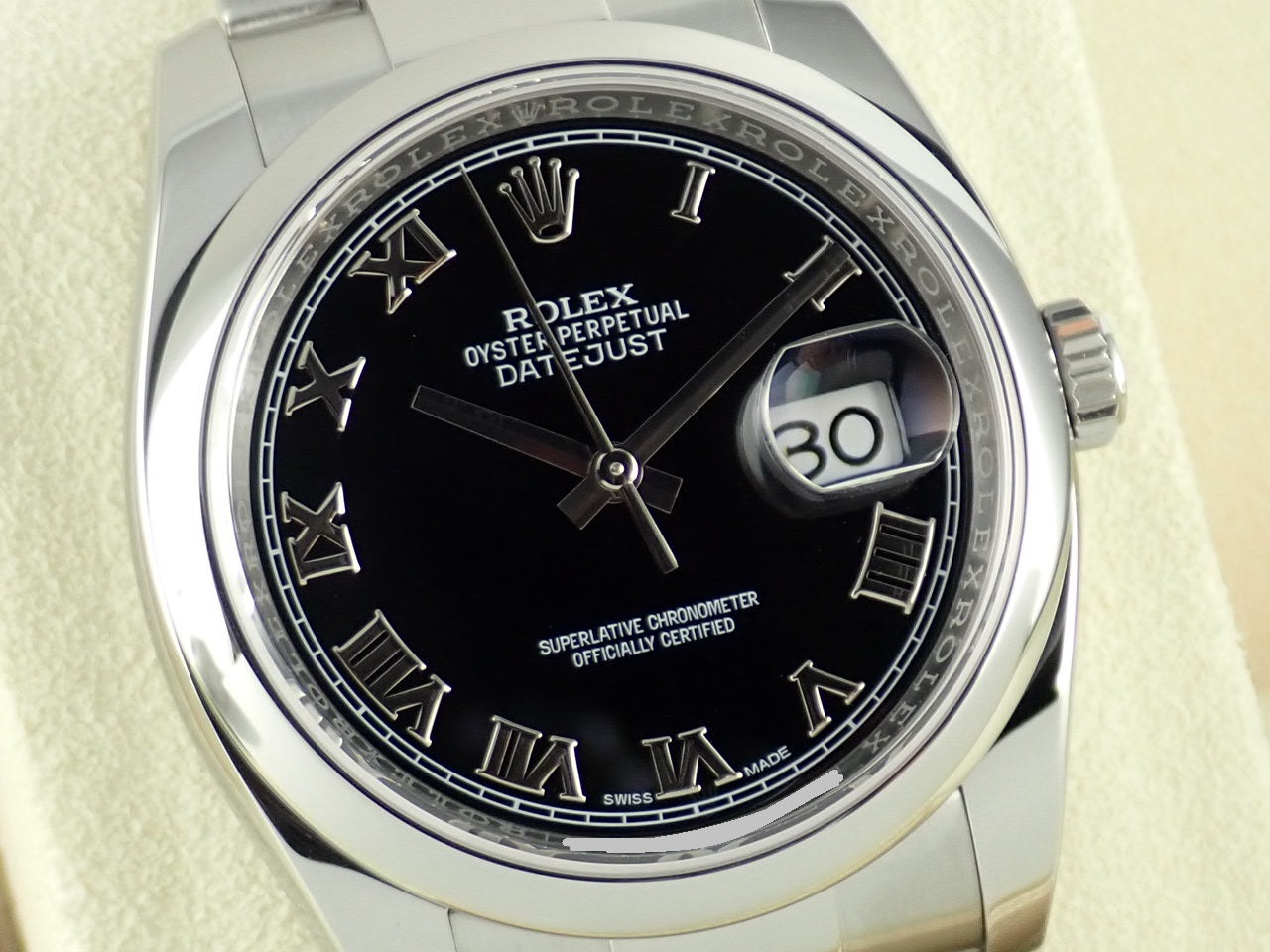 Rolex Datejust Black Roman &lt;Warranty, Box, etc.&gt;