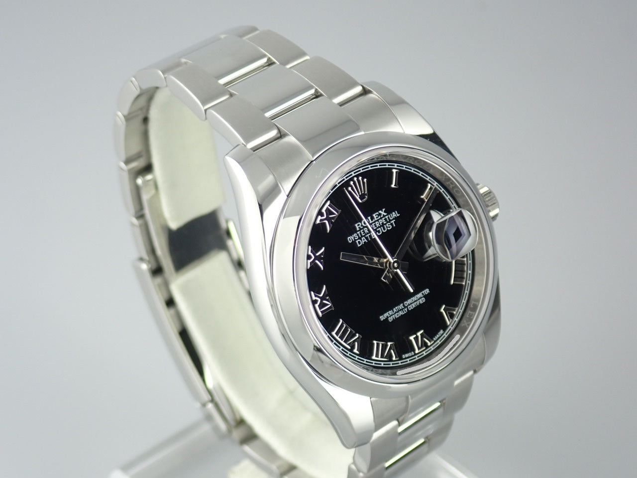 Rolex Datejust Black Roman &lt;Warranty, Box, etc.&gt;