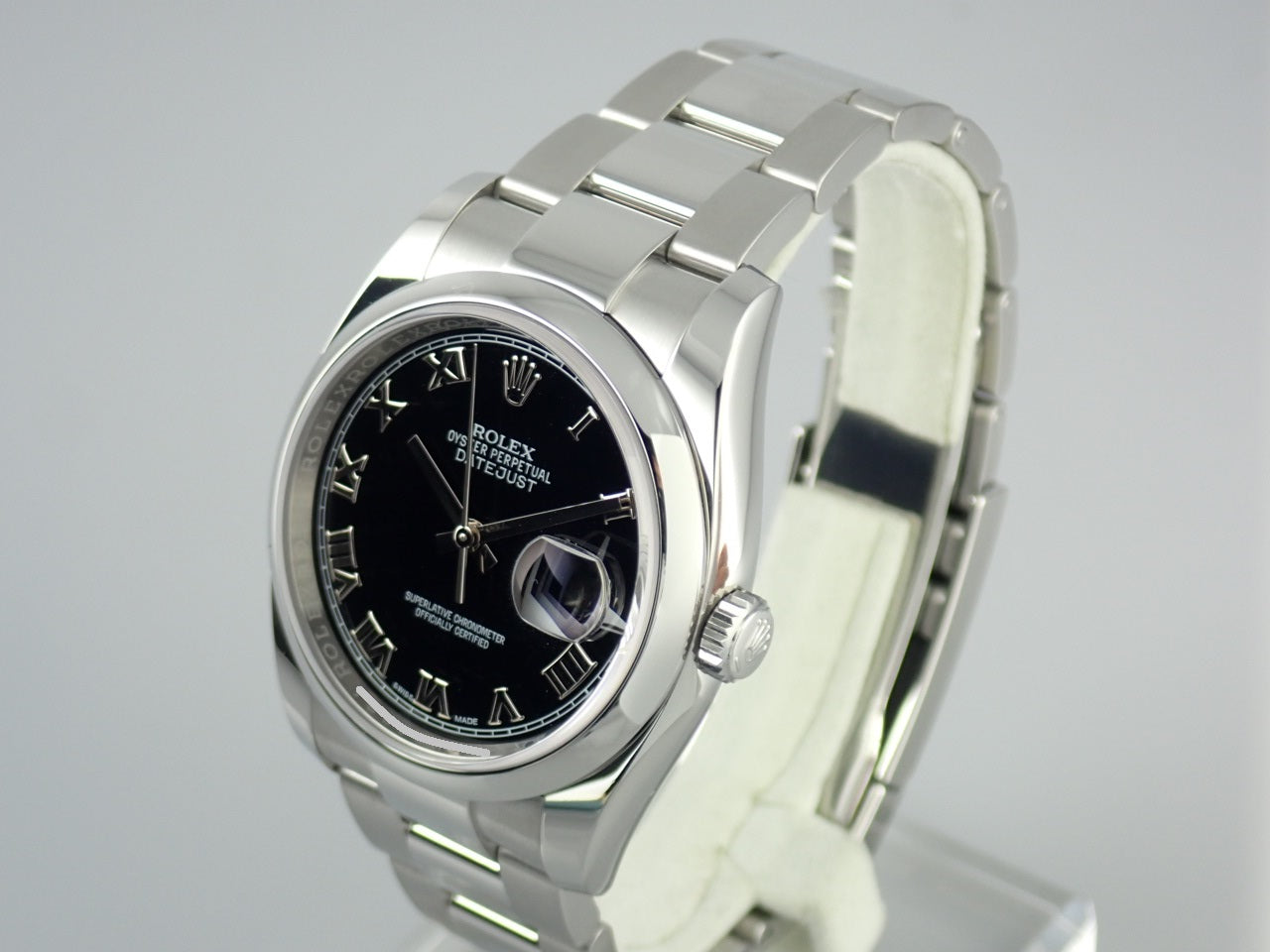 Rolex Datejust Black Roman &lt;Warranty, Box, etc.&gt;