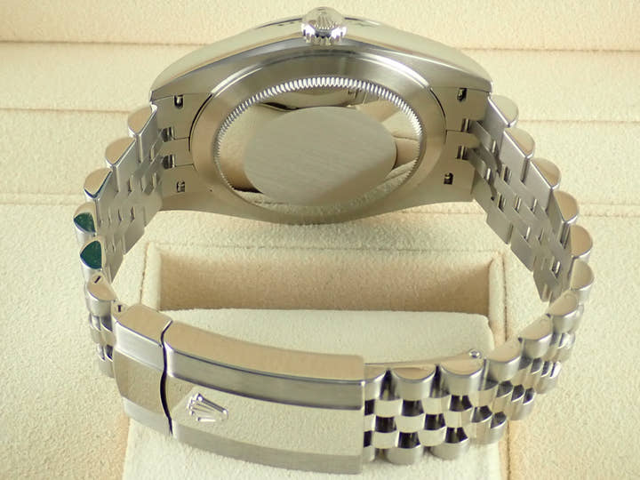 ロレックス デイトジャスト Ref.126300 ブルー文字盤 未使用 datejust-155 ジュビリーブレスレット