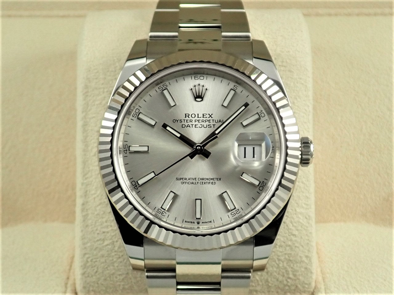 Rolex Datejust 41 Silver Bar Dial [Good Condition] &lt;Warranty, Box, etc.&gt;