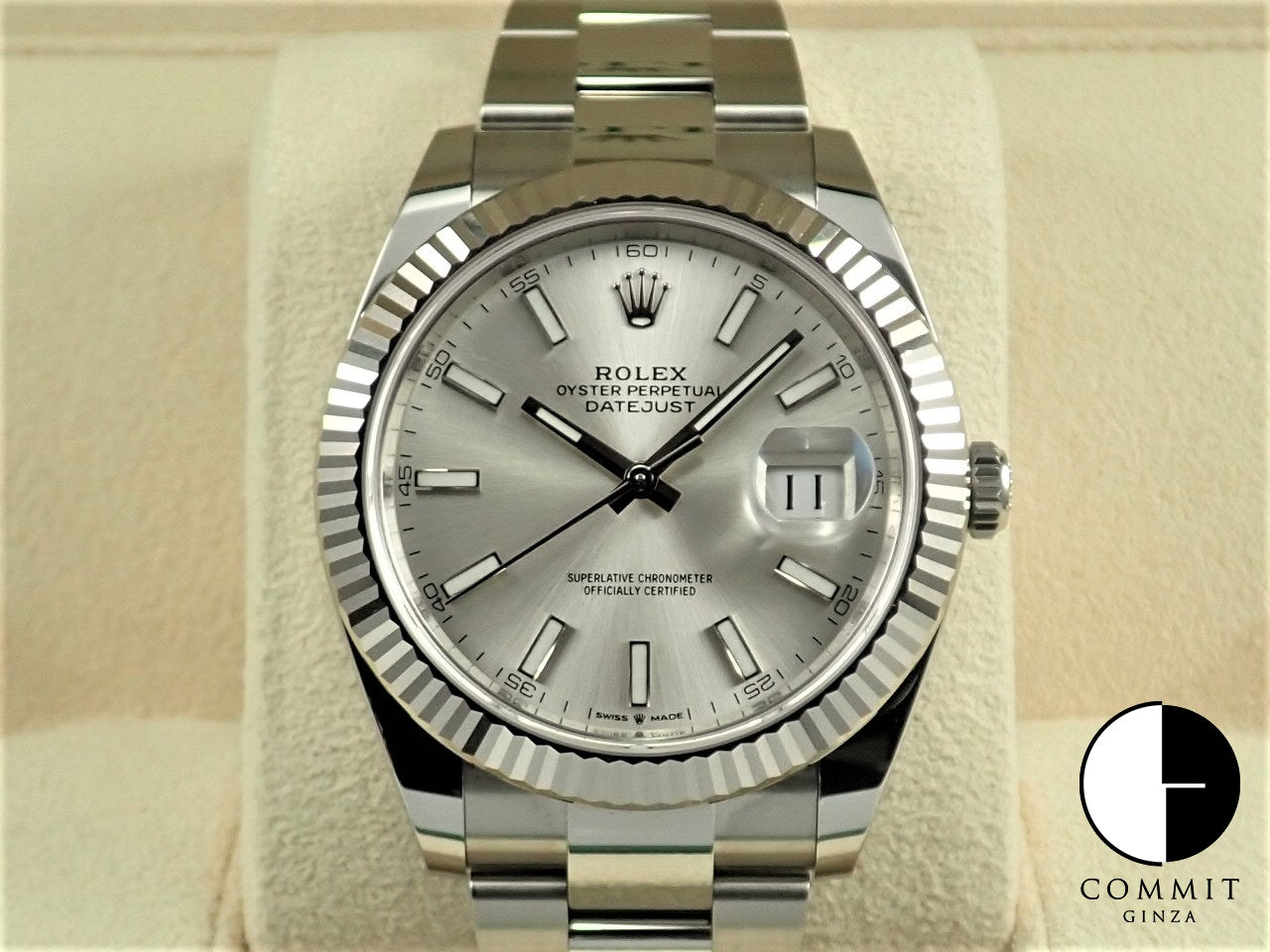 Rolex Datejust 41 Silver Bar Dial [Good Condition] &lt;Warranty, Box, etc.&gt;