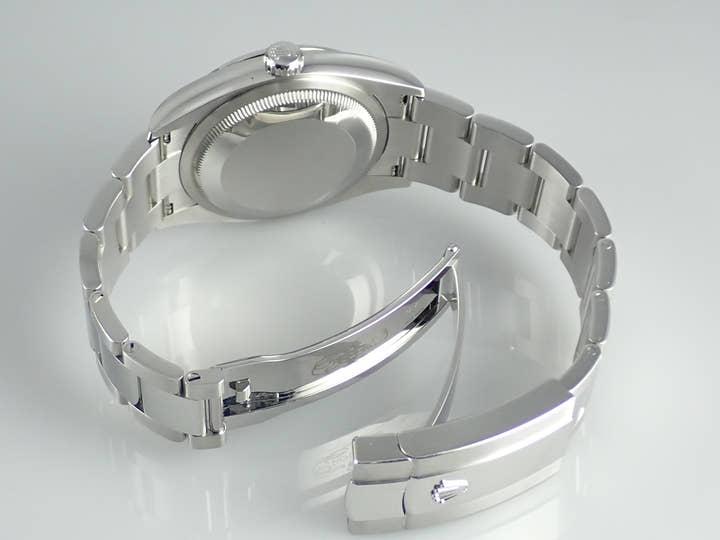 ロレックス デイトジャスト Ref.126200 ブルー文字盤 美品 datejust-157