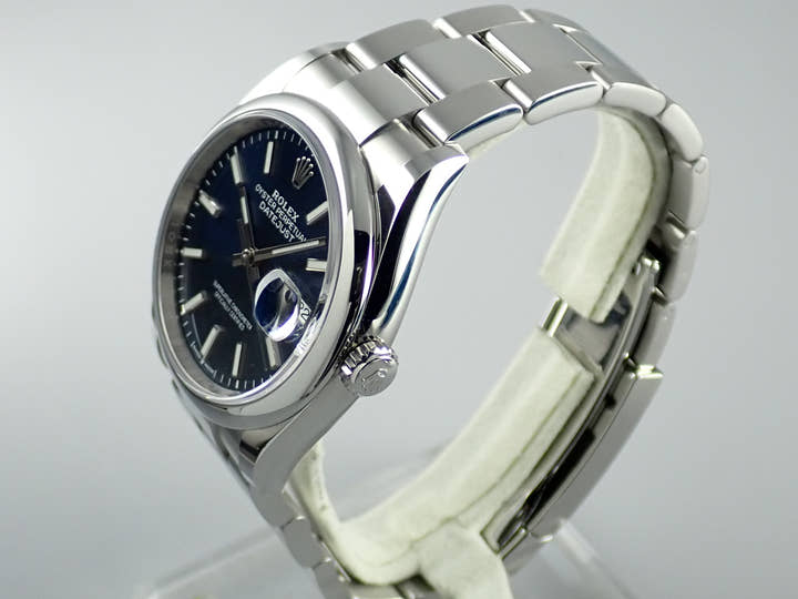 ロレックス デイトジャスト Ref.126200 ブルー文字盤 美品 datejust-157