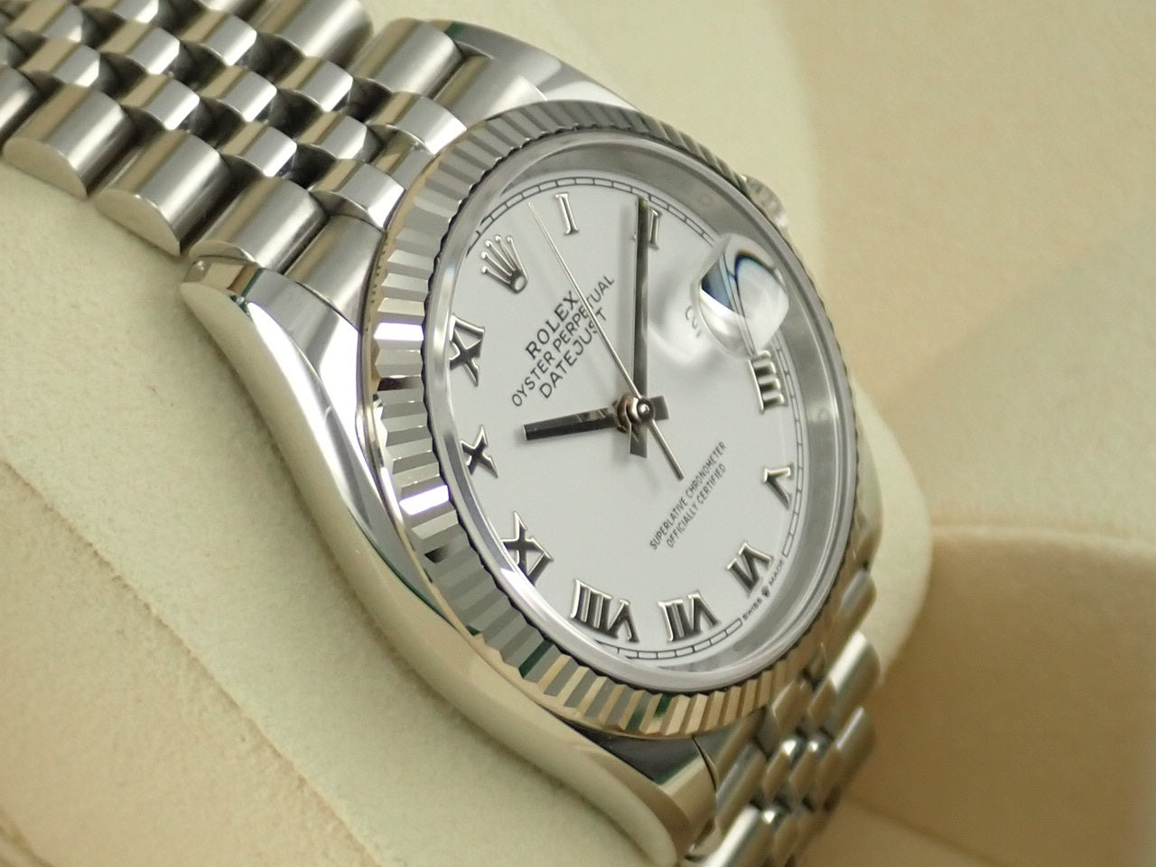 Rolex Datejust 36 White Roman Dial &lt;Warranty, Box, etc.&gt;