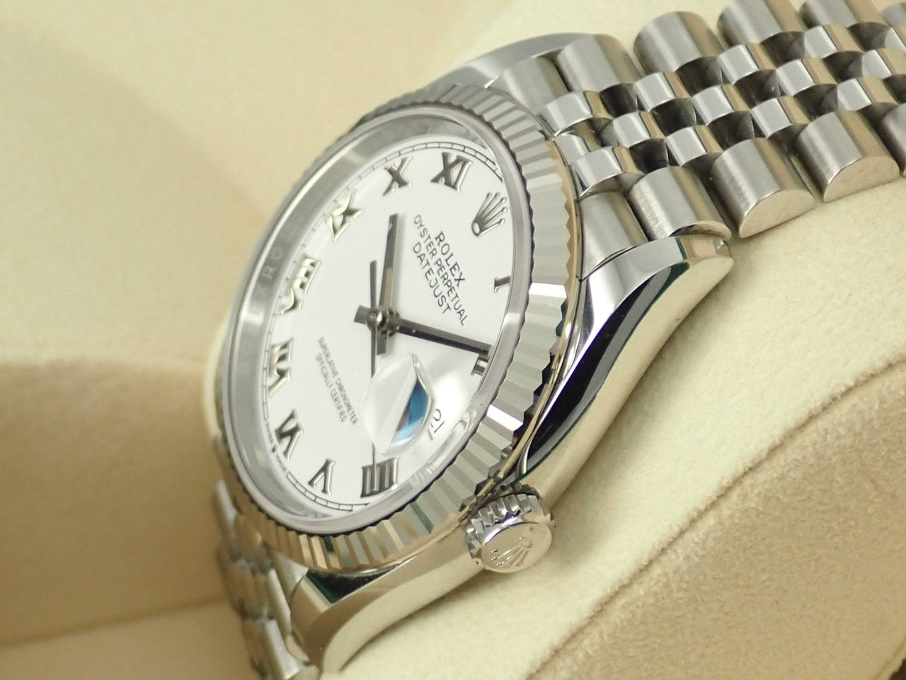 Rolex Datejust 36 White Roman Dial &lt;Warranty, Box, etc.&gt;