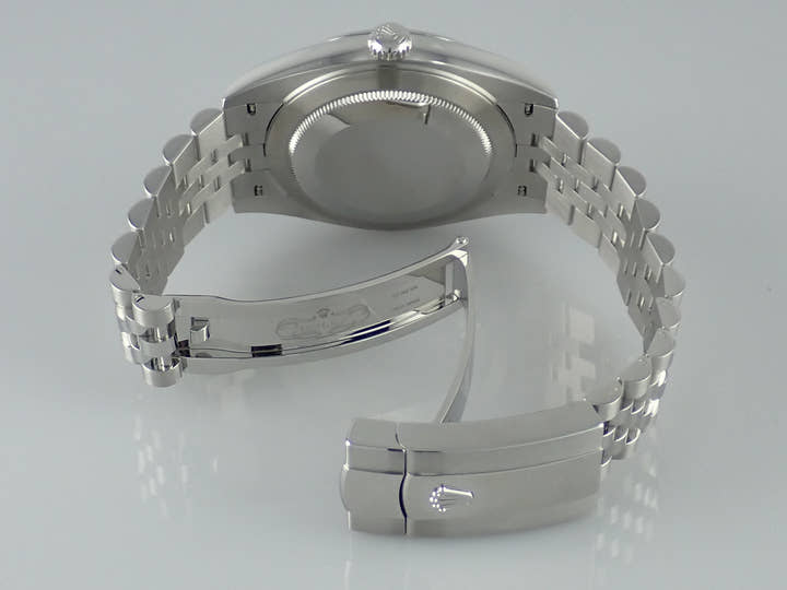 ロレックス デイトジャスト Ref.126300 ブルー文字盤 未使用 datejust-159 ジュビリーブレスレット