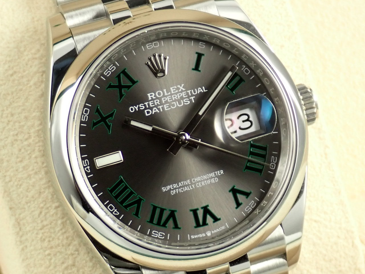 Rolex Datejust 36 Slate Roman Dial &lt;Warranty, Box, etc.&gt;