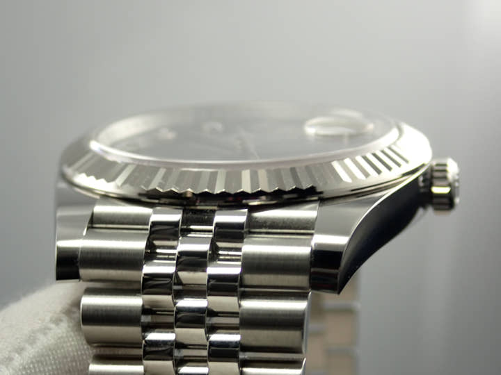 Rolex Datejust 41 Ref. 126334G Stainless Steel/White Gold Bright Blue Dial Jubilee Bracelet Pre-owned UAW71U0U
