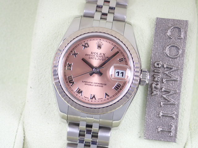 Rolex Datejust Pink Roman Ladies Ref.179174